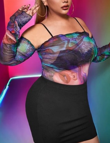 Bluză Casual Shein, mix culori