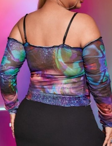 Bluză Casual Shein, mix culori
