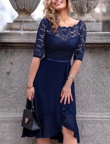 Rochie mini MIUSOL by Shein, albastru inchis