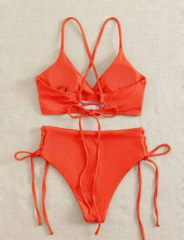 Costum de baie Shein, portocaliu