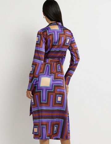Rochie tip cămașă River Island, mix culori