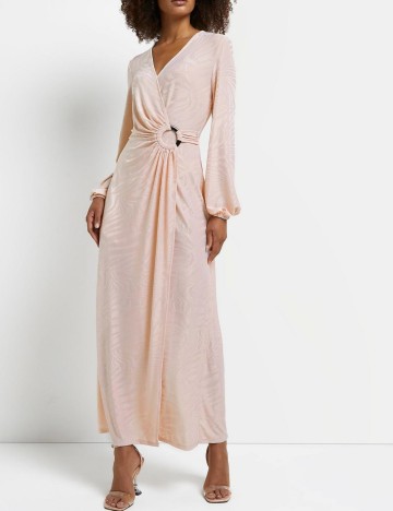 Rochie midi River Island, roz