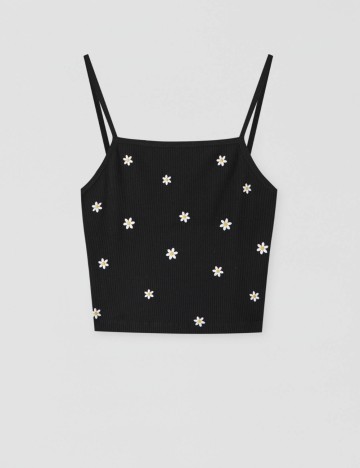 Top Pull&Bear, negru