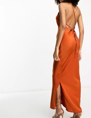 Rochie maxi ASOS, cărămiziu