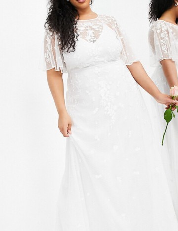 Rochie de ocazie și bridal ASOS, alb