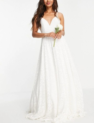 Rochie de ocazie și bridal ASOS, alb