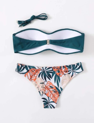 Costum de baie Shein, mix culori