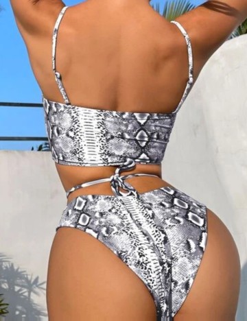 Costum de baie Shein, mix culori
