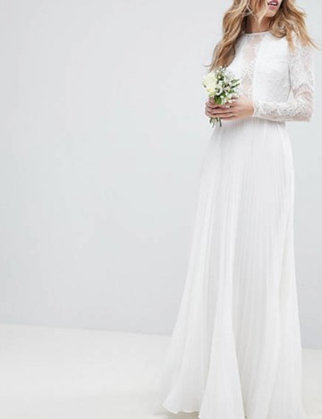 Rochie de ocazie și bridal ASOS, alb