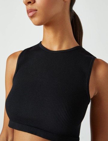 Top Pull&Bear, negru
