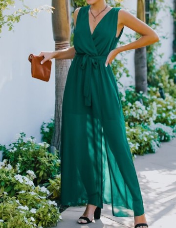 Rochie maxi Shein, verde