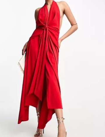 Rochie maxi ASOS, roșu